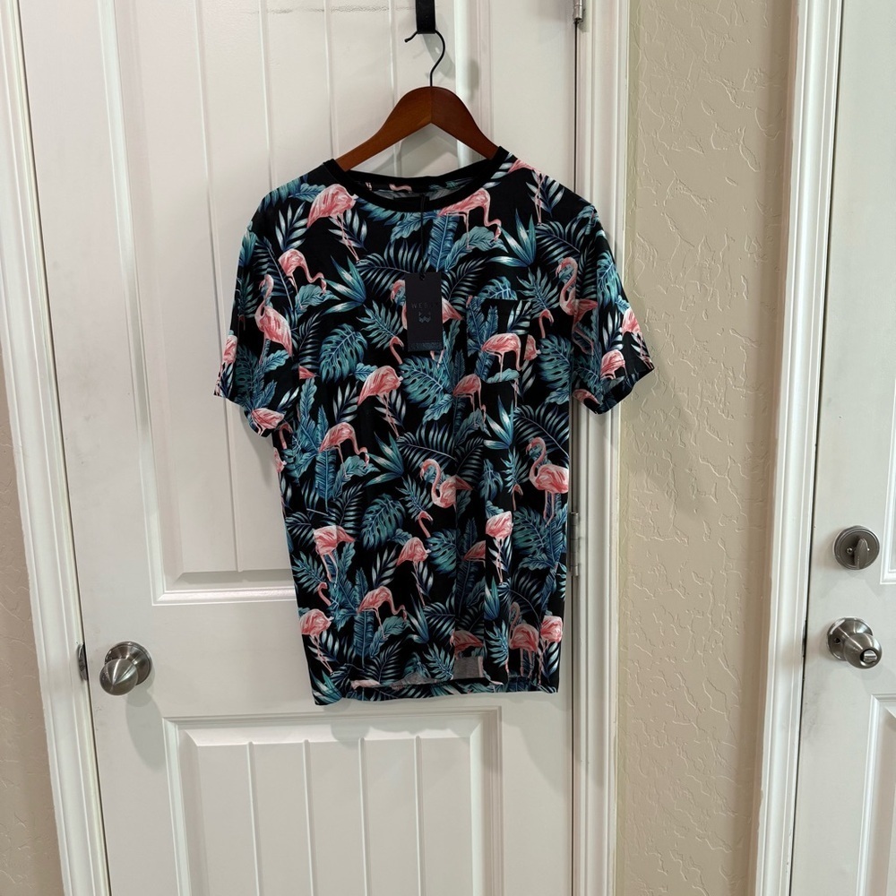 Westy Flamingo Print Long Sleeve Tee